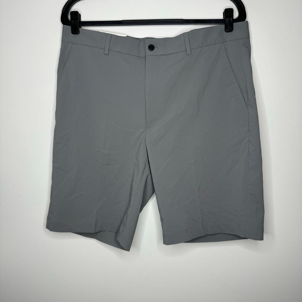 NWT GREG NORMAN Men's Golf Shorts Gray Chrome 36